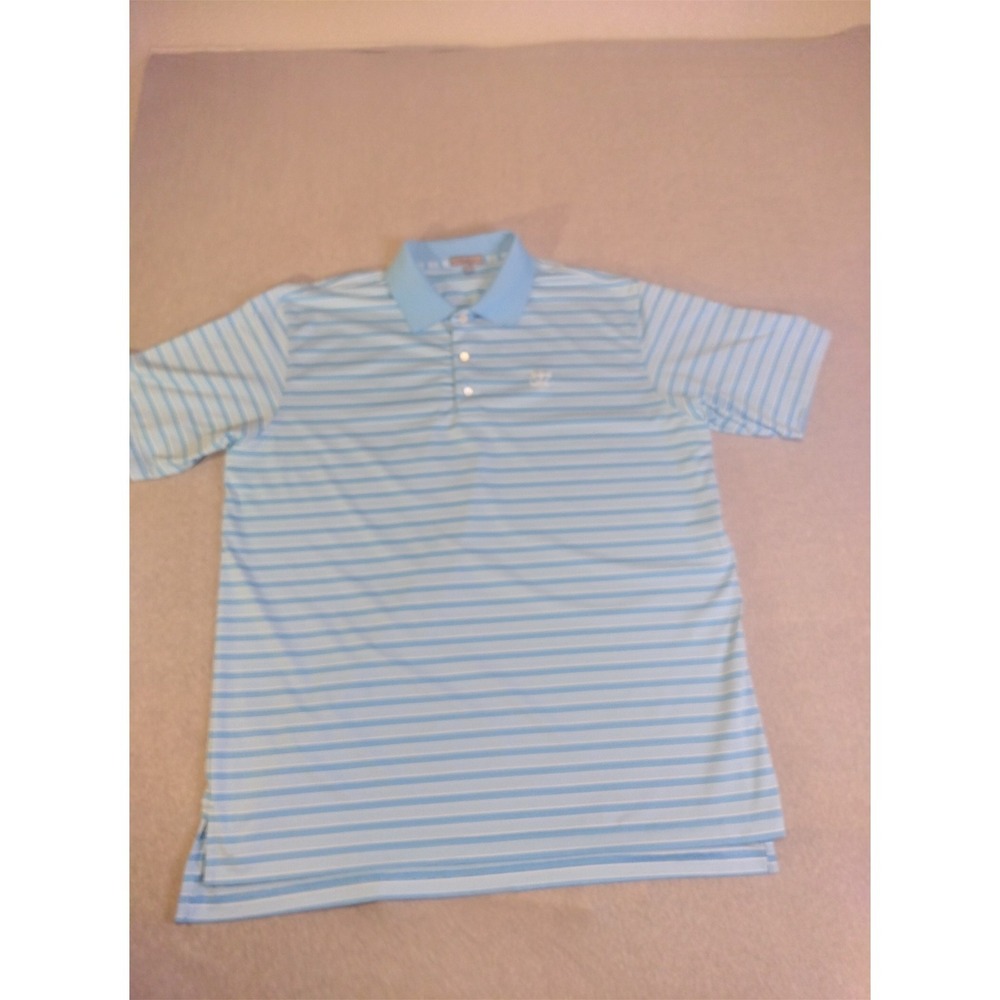 Peter Millar Summer Comfort Men's Golf Polo Striped Size XL